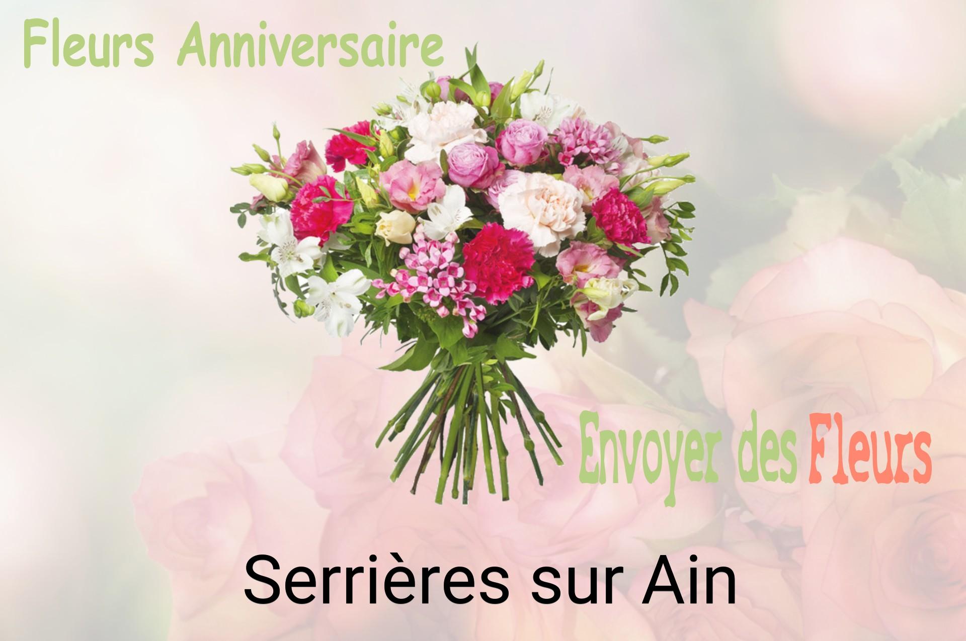 Bouquet de fleurs d’anniversaire livré à Serrières-sur-Ain